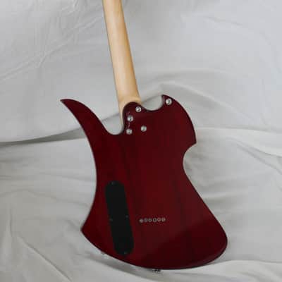 B.C. Rich Mockingbird Masterpiece Electric Guitar Dragon's Blood Red Quilt Finish + Hard Case image 15