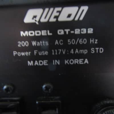 Vintage Queon Music System Mid 1980s Very good Condition image 11