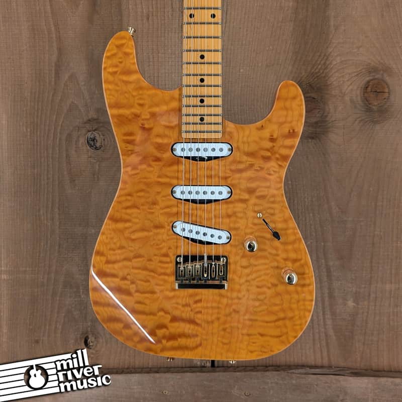 1990s Schecter USA Custom SSS Figured Maple