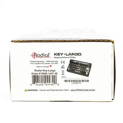 Radial Key-Largo Keyboard Mixer – Balanced DI Outs – USB Interface – Box & PSU image 8