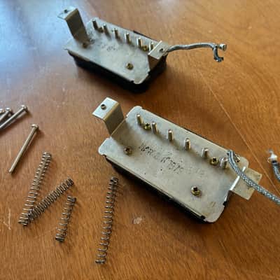 Gibson T-top Humbucker pickups 1979 - uncovered black bobbin image 4