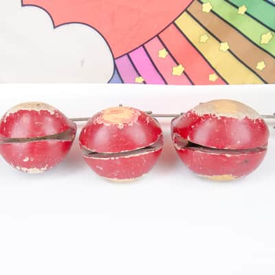Vintage 1920s Leedy Temple Blocks (set of three with mount) image 6