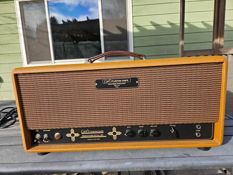 Carl's Custom Amps Signature Octal 30 Hand Wired USA Guitar Amp Head Boutique image 1