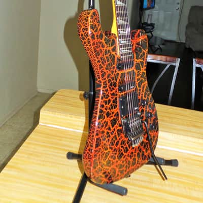 Charvel Model 4 1987-1988 Lava Crackle image 2