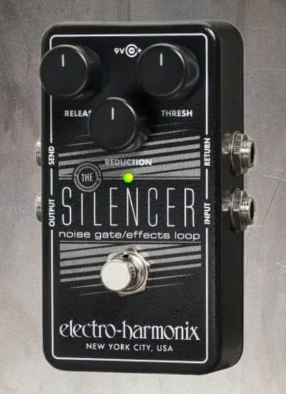 EHX ELECTRO-HARMONIX SILENCER NOISE GATE / EFFECTS LOOP PEDAL + FREE PATCH CABLE image 1