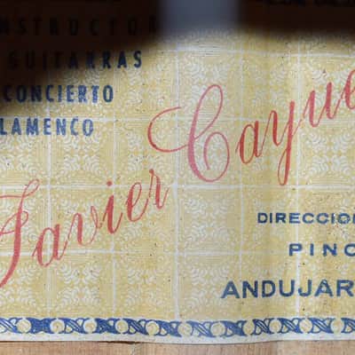 Javier Cayuela Flamenco with Tuners 1952 - French Polish image 1