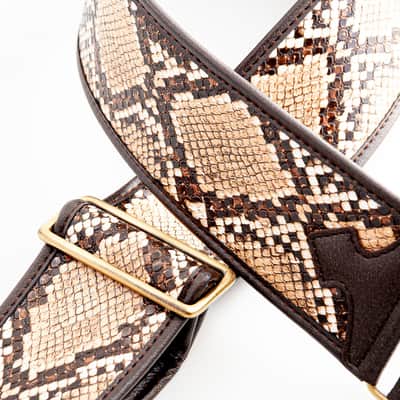 RightOn! Straps Snake II Guitar Strap – Vegan Faux Leather Design image 3