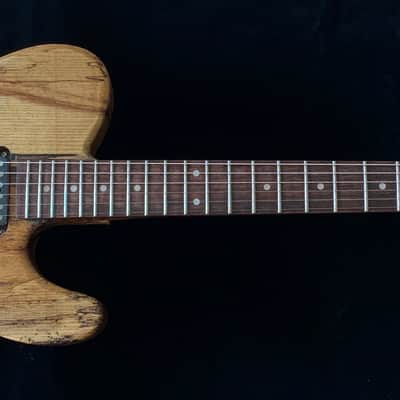 "Verity" Custom Telecaster / Barncaster from A Wee Black Dug Guitars - Natural, Figured Driftwood image 19