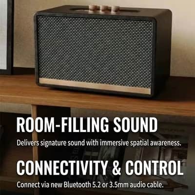 Heavy Bass Retro Bluetooth Speaker – Vintage Hi-Fi Style Wireless Sound Box with AUX, TF Card & Bass/Treble Controls image 4