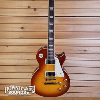 Epiphone Les Paul Standard 50s Figured with Premium Epiphone Gig Bag - Washed Cherry Sunburst image 2