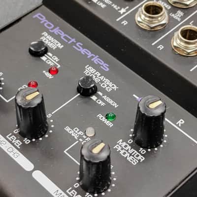 ART USB Mix Project Series 3-Channel Mic/Line Mixer with USB Interface 2013 - Present - Black image 9