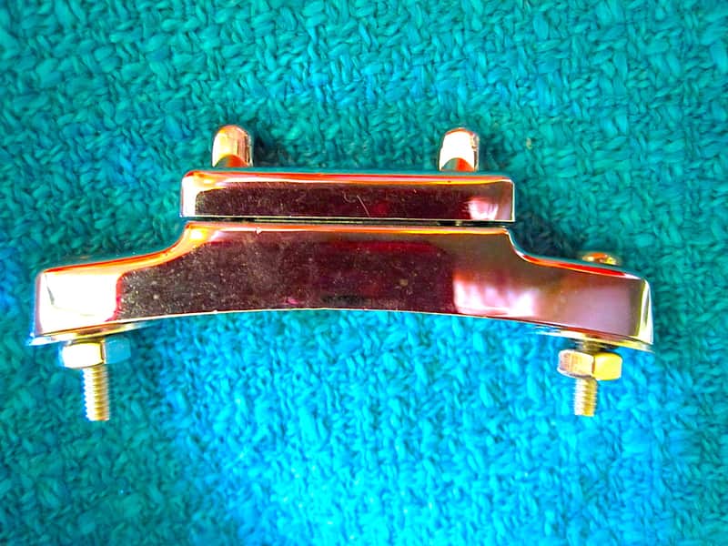 World Max B-3 Snare Drum Butt Plate, Chrome - NOS image 1