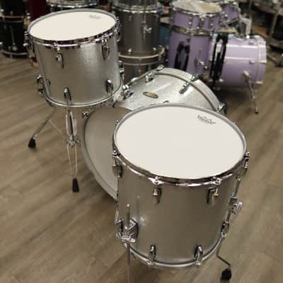 Pearl MMG Masters Maple/Gum 3-Piece Shell Pack 12/14/22 (#360 Silver Sparkle Lacquer) image 8