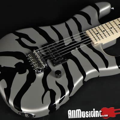 Charvel Limited Edition Super-Stock San Dimas Style 1 Silver Bengal Electric Guitar image 3