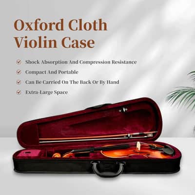 OEM Full Size 4/4 Beginner Violin Kit for Adults – Ready-to-Play Set with Case, Bow, Strings, Tuner & Accessories – Perfect for Students & School Orchestra 2025 - Polished image 2