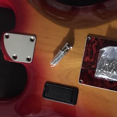 Strat body Mid 1970s Red burst image 7