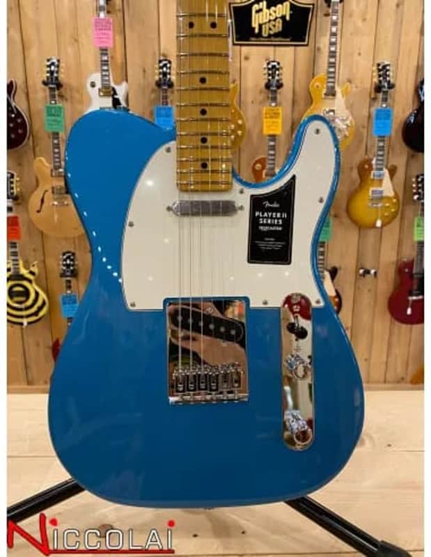 FENDER Limited Edition Player II Telecaster, Maple Fingerboard, Lake Placid Blue image 1