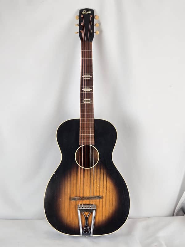Harmony H929 Stella 1950s - Rebuilt, neck reset, piezo pickup - VIDEO image 1