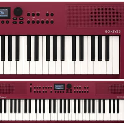 Roland GO:KEYS 3-RD Music Creation Keyboard - Dark Red image 1