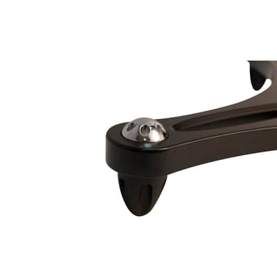 Ultimate Support MS-90-45B Pro Column Studio Monitor Stands w/ Cable Channels, Pair, Black image 6