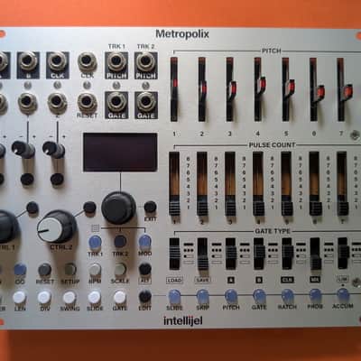 Intellijel Metropolis Complex Pitch / Gate Sequencer Eurorack Synth Module 2015 - 2020 - Silver image 1