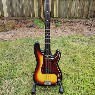 1966 Fender Precision Bass Guitar Original image 2