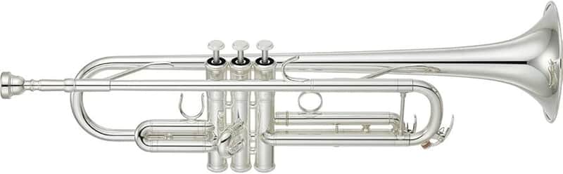 Yamaha YTR-4335GSII Intermediate Bb Trumpet - Silver Plated & Gold Brass Bell image 1