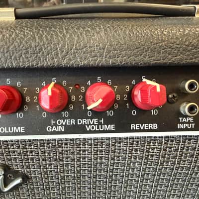 Immagine Fender Champ 12 "Red Knob" 12w All tube guitar combo amp 1987 - w/Tone Tubby 40/40 speaker - 10