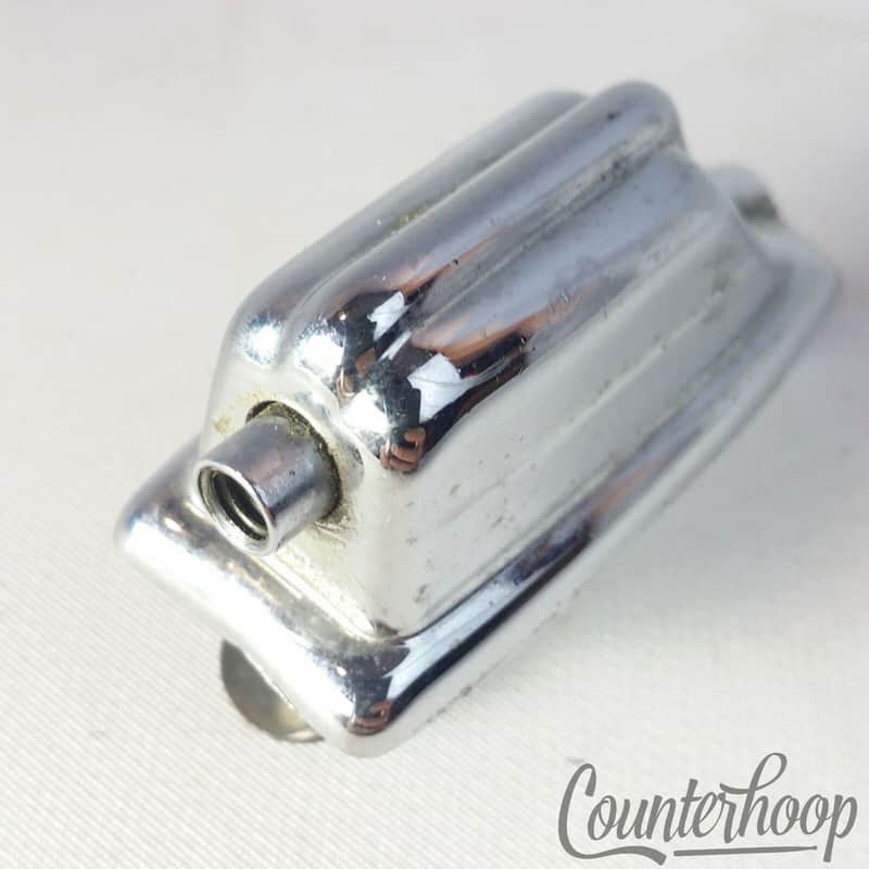 Rogers Beavertail Tom/Snare Drum Lug Chrome Powertone Vintage 60s Hex/Circle USA image 1