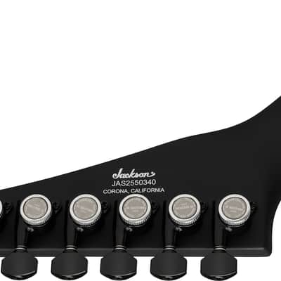 Jackson American Series Rhoads RR24 HT Ebony FB Satin Black with Case image 6