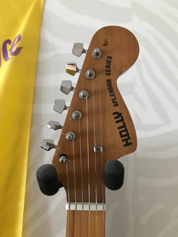 Vintage Holly Splendor Series Stratocaster MIJ Japan 70s Black