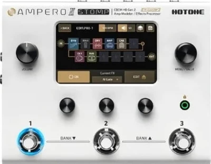 Hotone MP-300 Ampero II Stomp Amp Modeler / Effects Processor | Reverb
