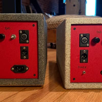 Siemens / Telefunken V72 Tube Microphone Preamps (4 Modules) 1950’s - Gray/Red Custom Rack System image 4