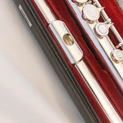 Yamaha YFL-481H All Silver Intermediate Flute *Open-hole *B-foot *Made in Japan *Overhauled New Pads image 4