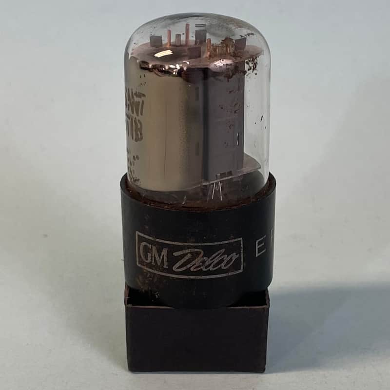 1955 General Electric 6SN7GTB Vintage GM Delco Side Getter Tube! T272 image 1