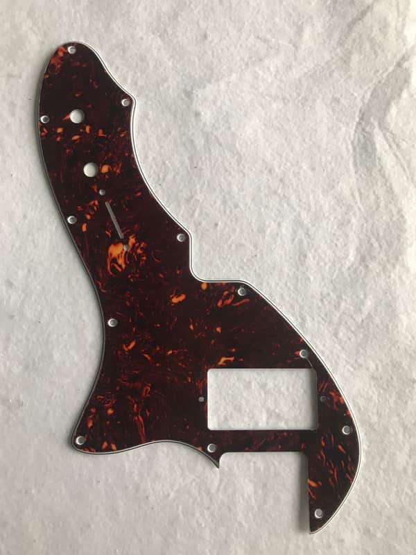 For Fender US Telecaster Thinline/Tele 69 PAF Guitar Pickguard,4 Ply Brown Tortoise image 1