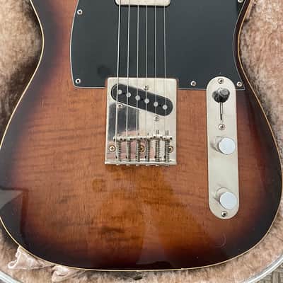 Cheri E-Series Telecaster 1993 Sunburst MIK Korea Vintage Guitar + Hard Case image 1