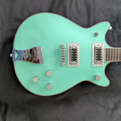 Gretsch G5237 Electromatic Double Jet FT 2020 - Surf Green and White image 2