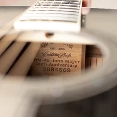 Martin OM-45JM 20th Anniversary John Mayer Signature Acoustic/Electric Guitar with Hardshell Case image 19
