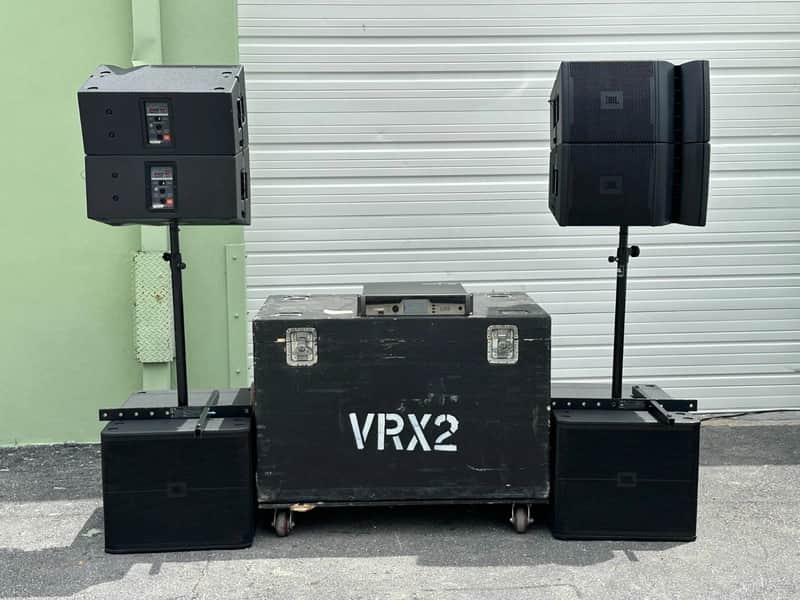 JBL /Crown (4) VRX932LA (2) VRX918S (2) VRX-AF