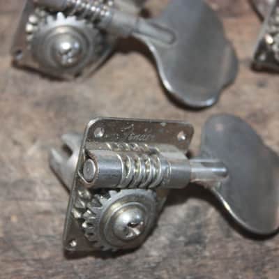 Fender Musicmaster Mustang bass 1977 1978 1979 1980 1981 set tuners tuning machines pegs image 3