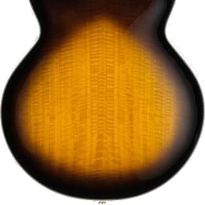 Ibanez LGB30 George Benson Signature Hollowbody Electric Guitar, Ebony Fingerboard, Vintage Yellow Sunburst image 3