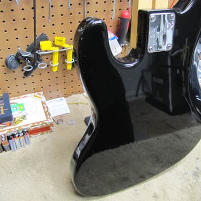 Fender Jazz Bass Long Horn 1989 - Black - USA image 8