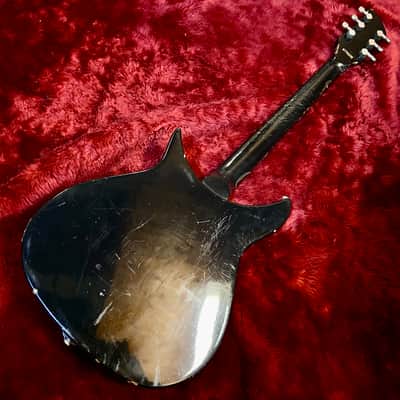 c.1977 Greco/Fujigen RG-750B MIJ Vintage Guitar Double Cuttaway“ Black” image 14