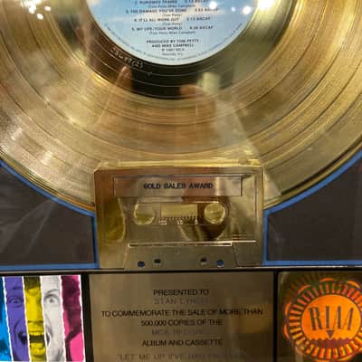 Stan Lynch Tom Petty and The Heartbreakers, RIAA, Let Me Up (I've Had Enough) Gold Record (#20) image 5