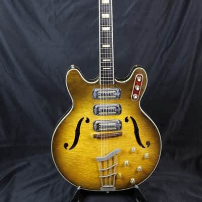 1960's Harmony H75 USA Made Vintage Maple Hollow-Body w/DeArmond & HSC image 1