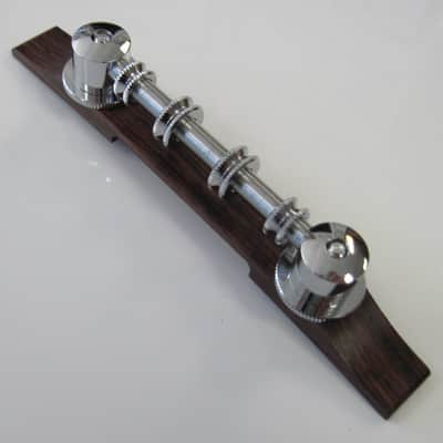 Gretsch Chrome Space Control Bass Bridge with Rosewood Base 0080621249 image 5