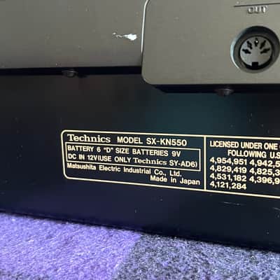 Technics SX-KN550 Keyboard Arranger Workstation Made in Japan image 9