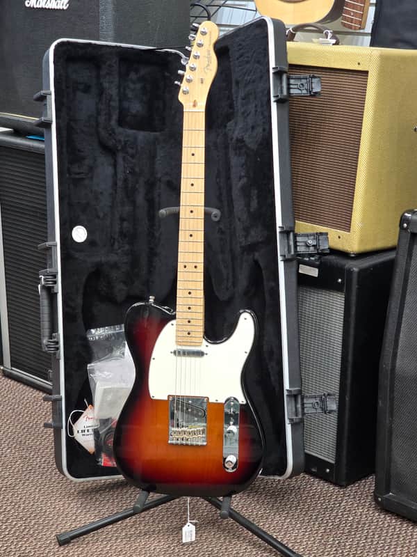 Fender American Standard Telecaster 2013 with Maple Fretboard 3-Color Sunburst OHSC EXC+