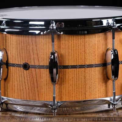 Tama Star Reserve Stave Ash Snare Drum - 6.5-inch x 14-inch - Oiled Amber Ash image 4